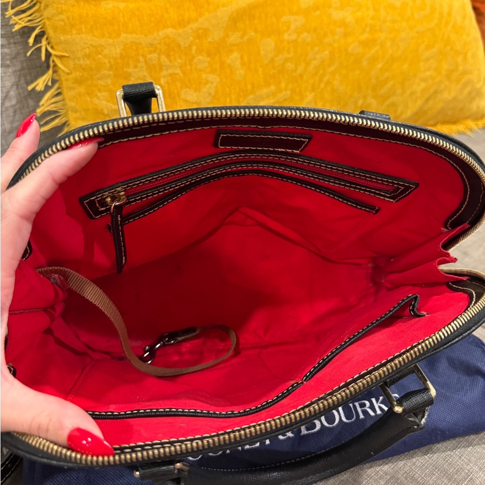 Dooney & Bourke Black Satchel Bag - Picture 9 of 10
